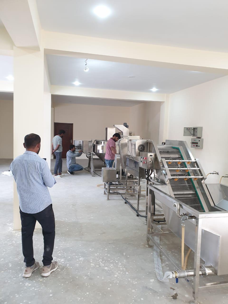Two (02) olive oil extraction plants established olive oil extraction plants are being distributed and installed in