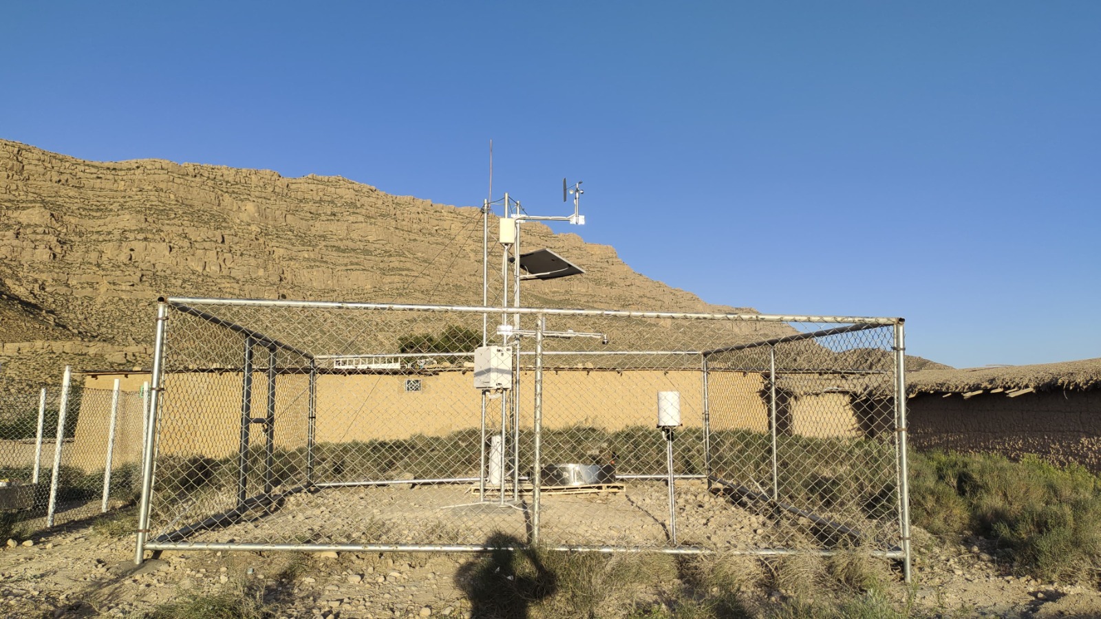 Establishment of network for monitoring of weather and river in flow